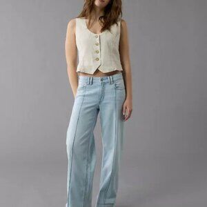 American Eagle Outfitters Light Blue Flare Jeans